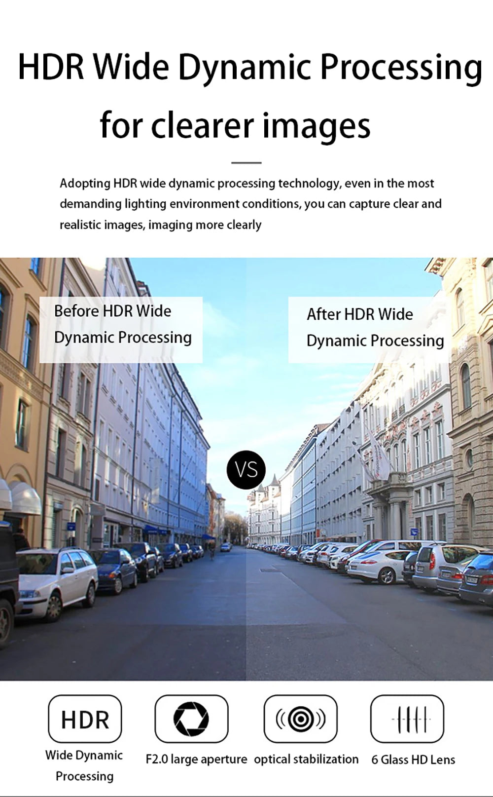 Dashcam Rétroviseur Intérieur Avant + Arrière Ultra 2K