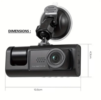 caméra de bord voiture grand angle 170 degrés - Drive Live