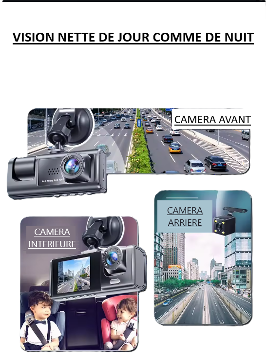 caméra embarquée WDR enregistrement boucle - Drive Live