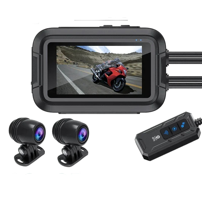 dashcam moto double 1080P WiFi GPS waterproof - Drive Live