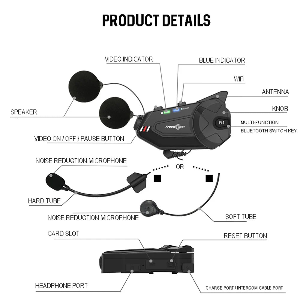 intercom bluetooth moto WiFi application - Drive Live