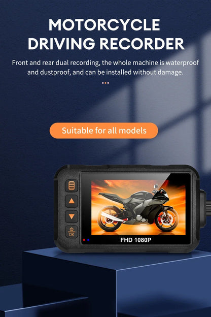 dashcam moto IP67 contenu colis - Drive Live