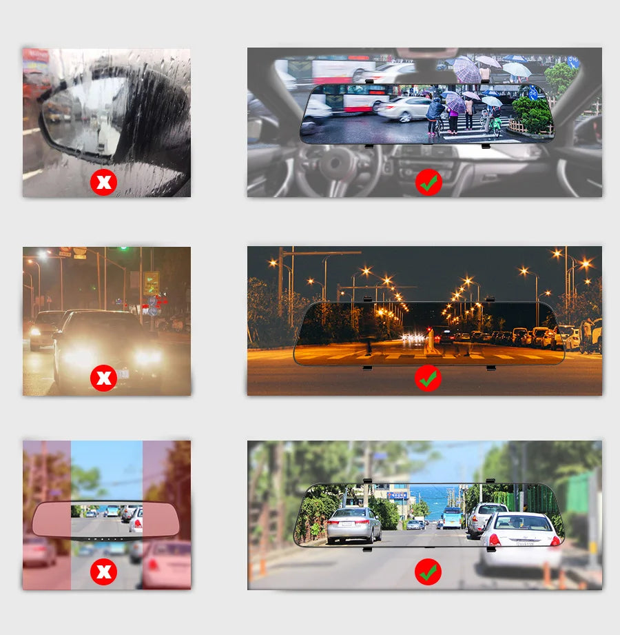 dashcam rétroviseur GPS interface menu - Drive Live