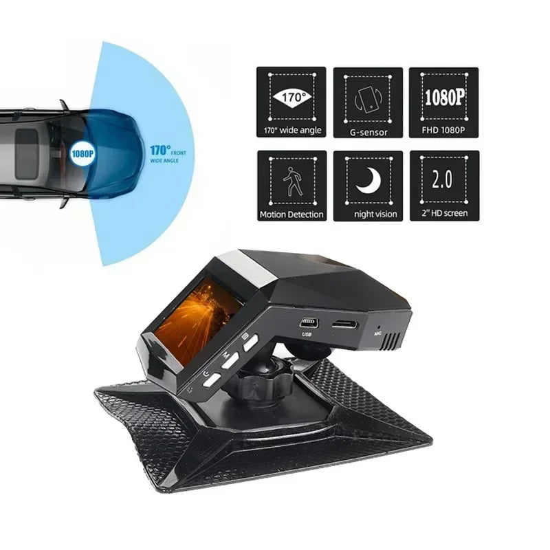 dashcam voiture grand angle enregistrement boucle - Drive Live