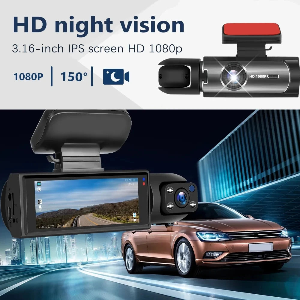 caméra de bord rétroviseur enregistrement boucle - Drive Live