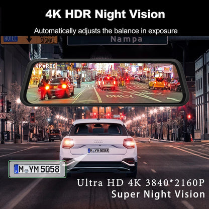 dashcam 4K WiFi avant arrière vision nocturne - Drive Live