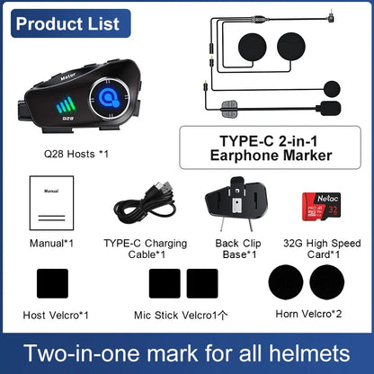 dashcam casque moto variante micro 2-en-1 - Drive Live