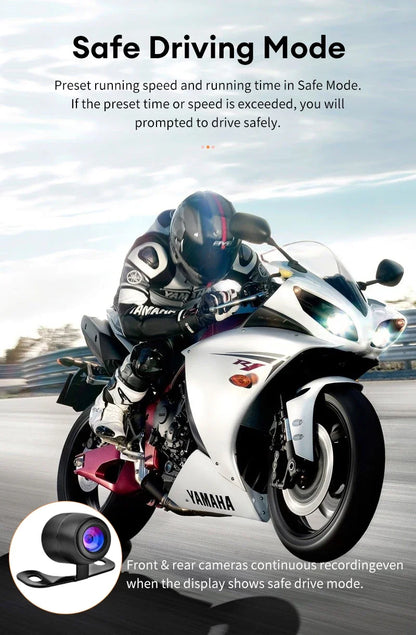 Caméra Moto Double Waterproof IP67 Écran 3" G-Sensor | Drive Live