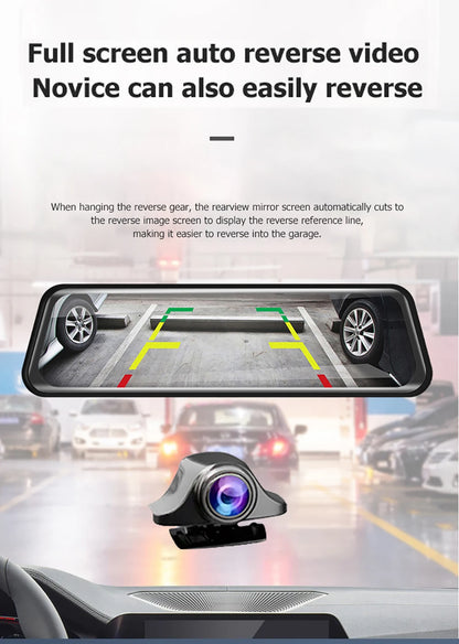 Dashcam Rétroviseur Intérieur Avant + Arrière Ultra 2K
