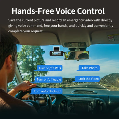 dashcam voiture 4K 360 enregistrement boucle - Drive Live