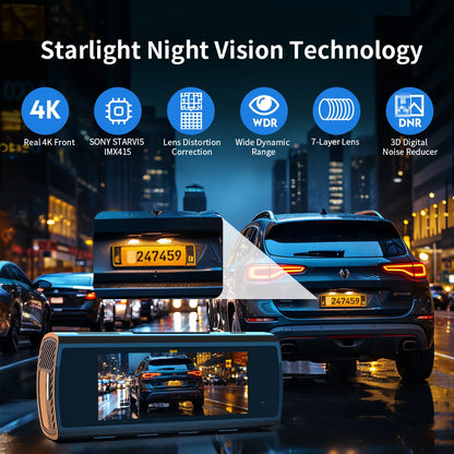 dashcam 4K controle vocal mode parking 24h - Drive Live