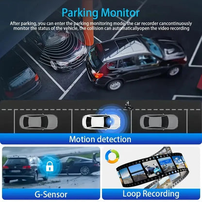 Dashcam HD 2 ou 3 Caméras Vision Nocturne Habitacle | Drive Live