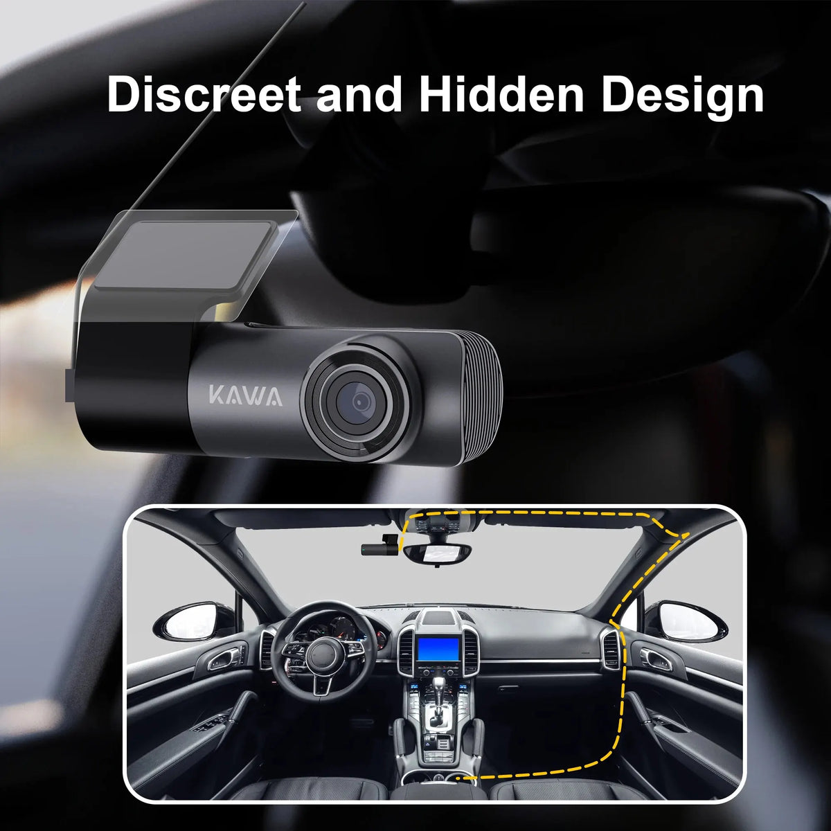 dashcam 2K G-sensor enregistrement boucle - Drive Live