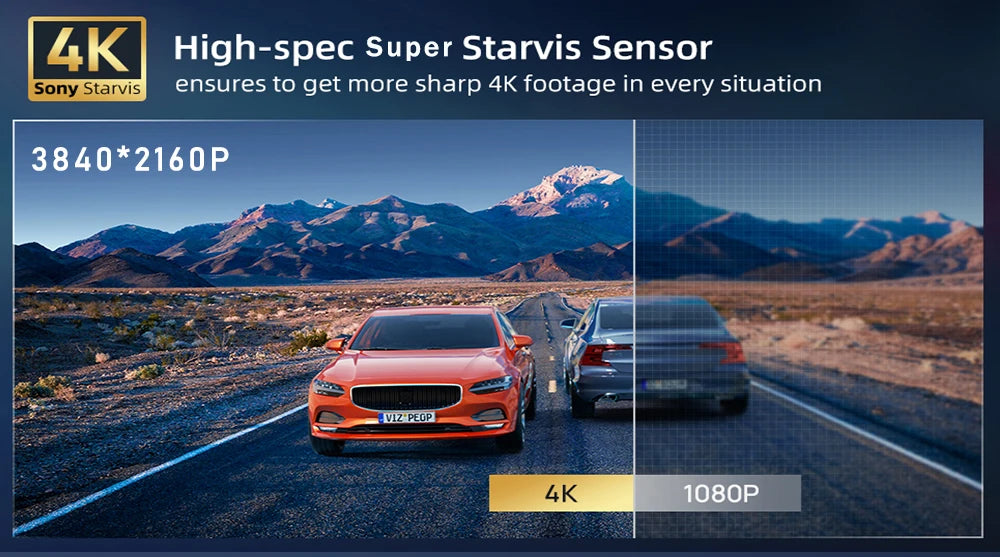 dashcam rétroviseur 4K CarPlay interface - Drive Live