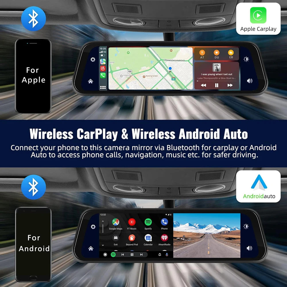 caméra rétroviseur 4K WiFi G-sensor - Drive Live