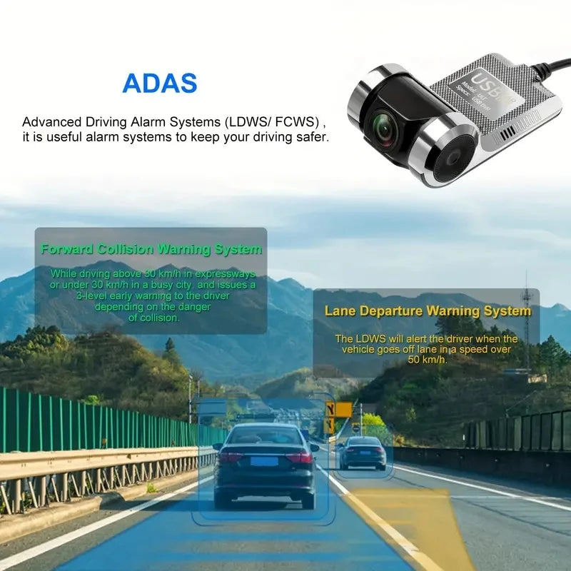 dashcam voiture aide conduite grand angle - Drive Live