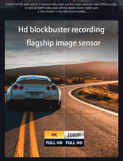 Dashcam Rétroviseur Intérieur Avant + Arrière Ultra 2K