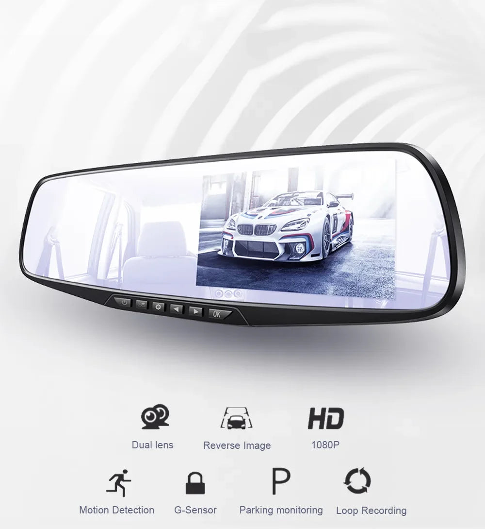 dashcam DVR rétroviseur carte mémoire option - Drive Live