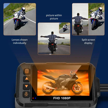 caméra moto double entrée de gamme - Drive Live