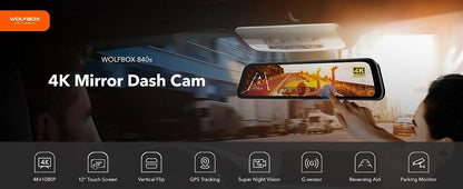 dashcam rétroviseur variante hardwire parking 32 Go - Drive Live