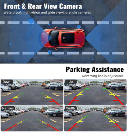 Dashcam 4K Rétroviseur 360° Wi-Fi + Mode Parking 24h/24