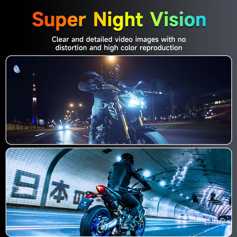 dashcam moto écran tactile WiFi Bluetooth CarPlay - Drive Live