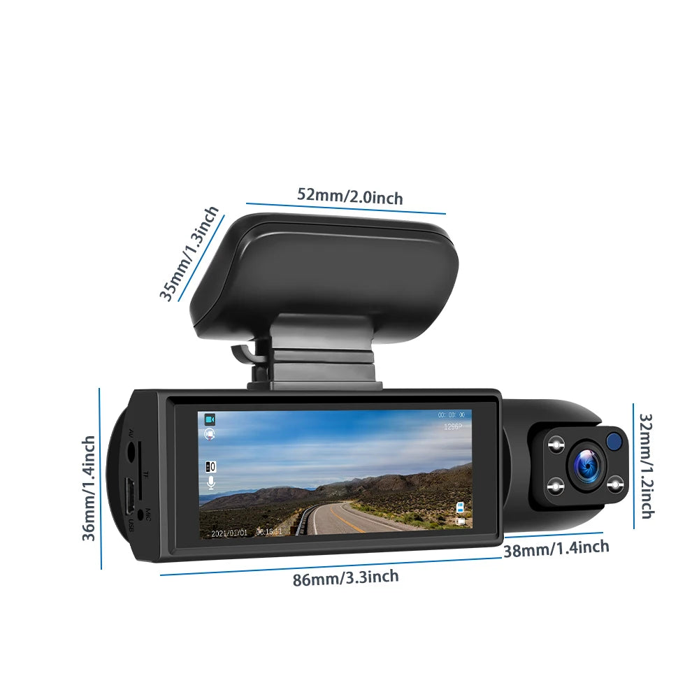 dashcam rétroviseur variantes 2 ou 3 caméras - Drive Live