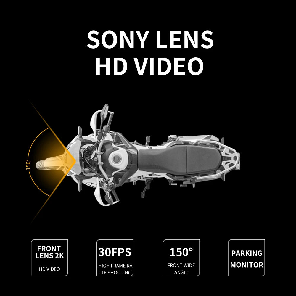 dashcam moto guidon WiFi spécifications - Drive Live