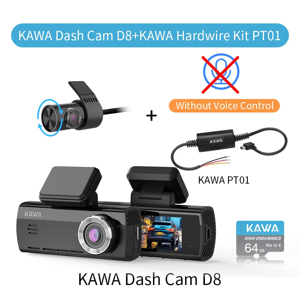 dashcam 4K 360 variantes contrôle vocal 64 Go - Drive Live