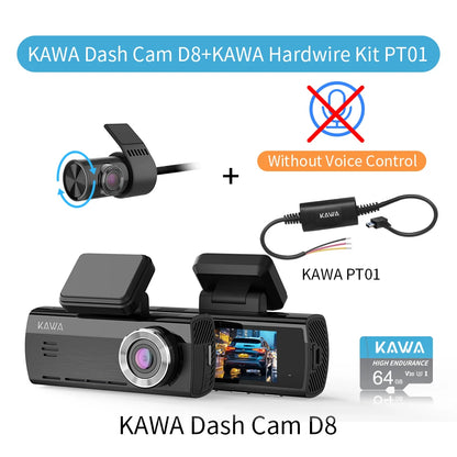dashcam 4K 360 variantes contrôle vocal 64 Go - Drive Live
