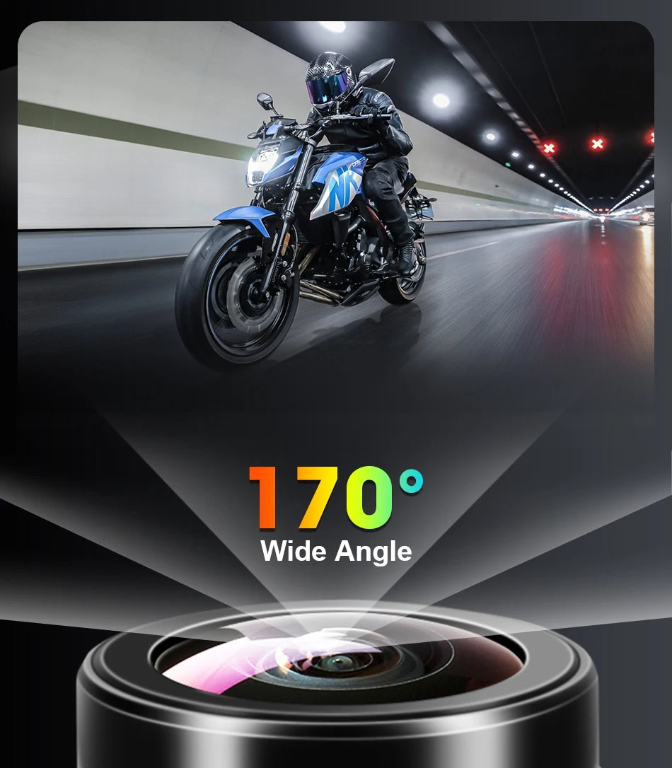 Dashcam Moto 2K Écran 7" CarPlay IP67 Vision Nocturne | Drive Live