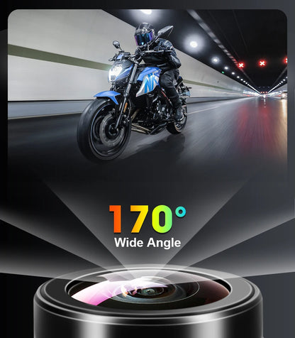 Dashcam Moto 2K Écran 7" CarPlay IP67 Vision Nocturne | Drive Live