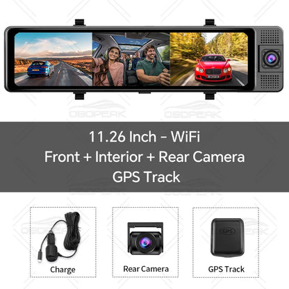 dashcam rétroviseur variante 2 caméras sans GPS sans carte - Drive Live