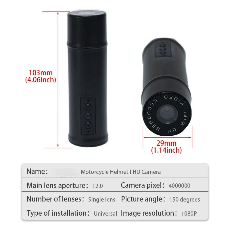dashcam moto casque guidon vision nocturne - Drive Live