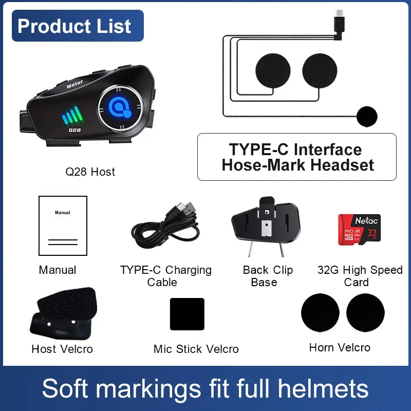 intercom moto variante micro souple - Drive Live
