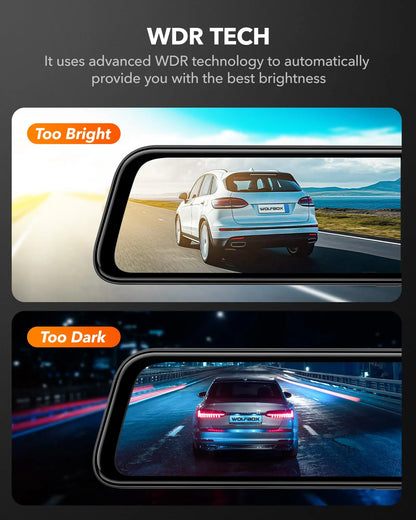 dashcam rétroviseur 4K carte 32 Go incluse - Drive Live