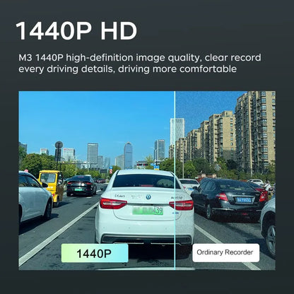 caméra embarquée 1440P compacte pare-brise - Drive Live