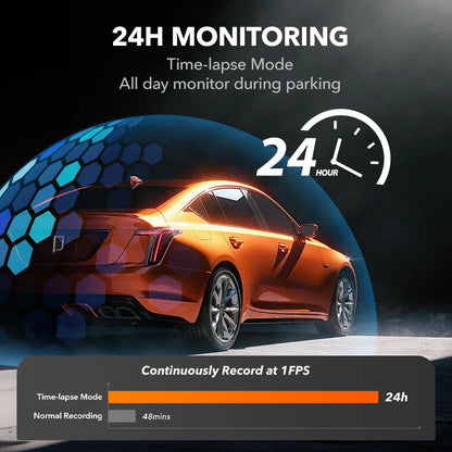 dashcam rétroviseur 4K enregistrement boucle - Drive Live