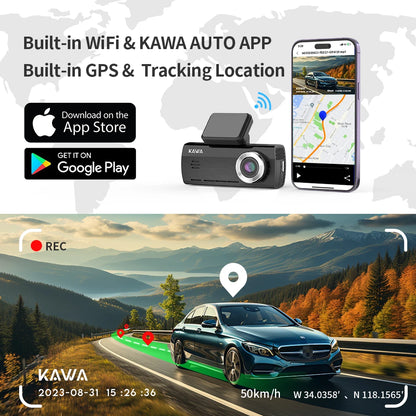 dashcam 4K G-sensor protection choc - Drive Live