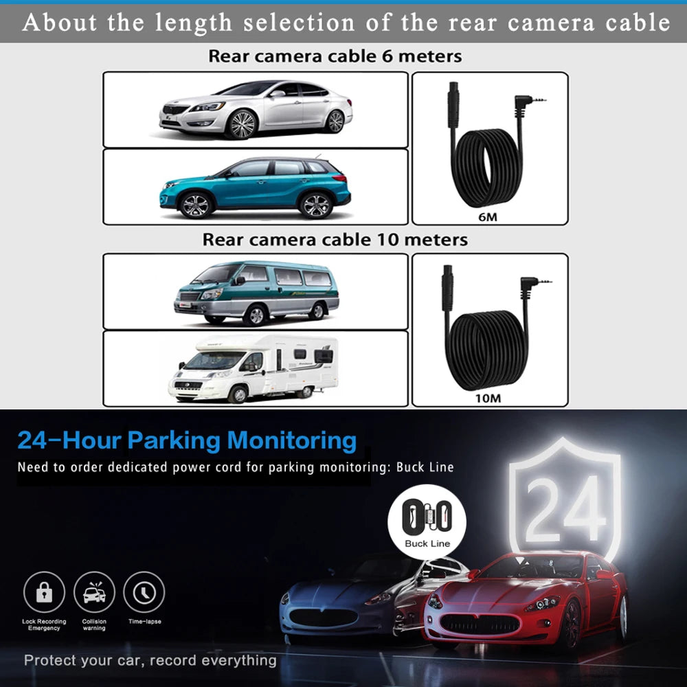dashcam 3 caméras WiFi GPS app smartphone - Drive Live
