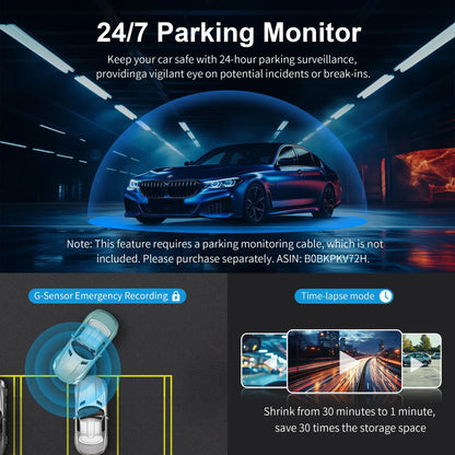 dashcam voiture 2K contrôle vocal mains libres - Drive Live