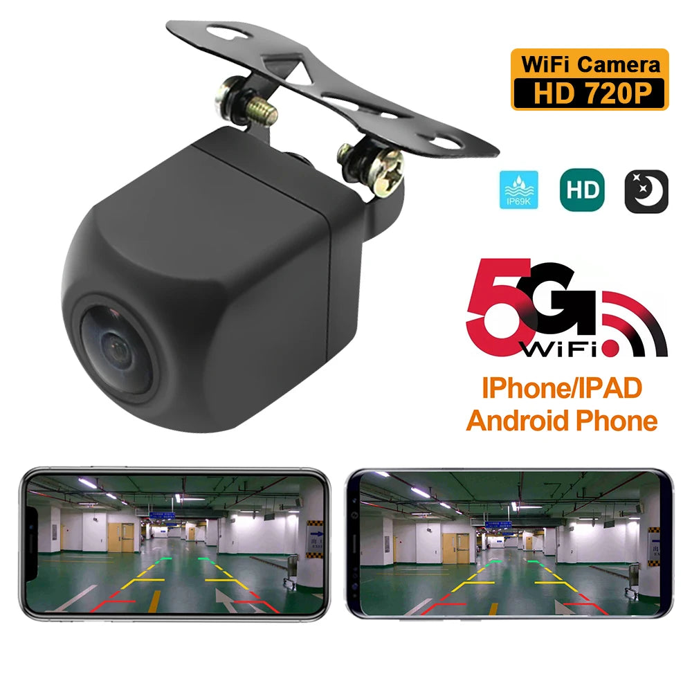 caméra WiFi HD installation plaque immatriculation - Drive Live