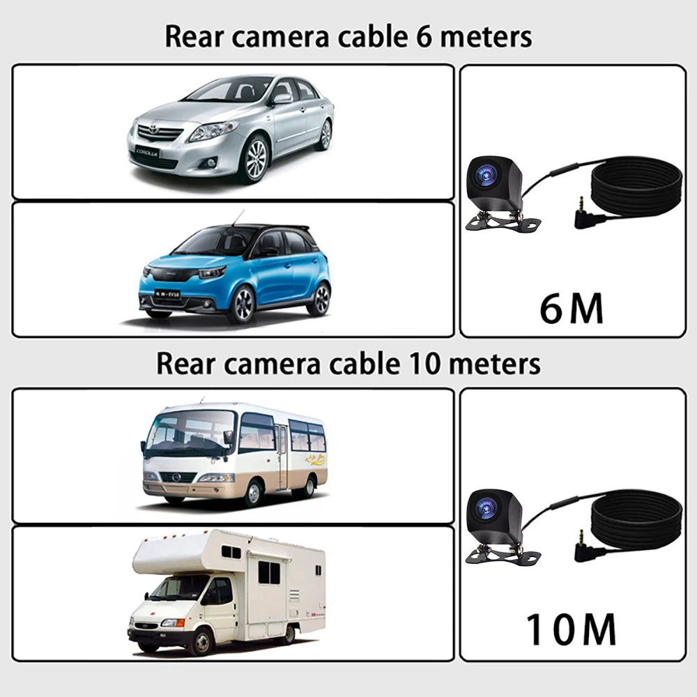 Dashcam Rétroviseur 4K 360° + GPS + Carplay/Android Auto
