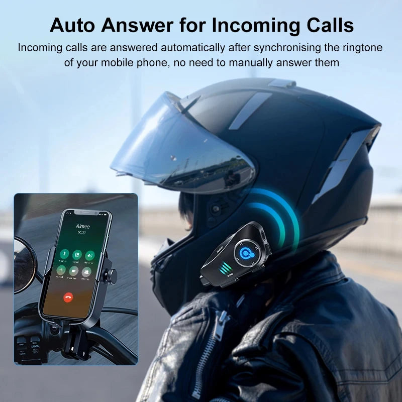 dashcam casque moto commande vocale mains libres - Drive Live