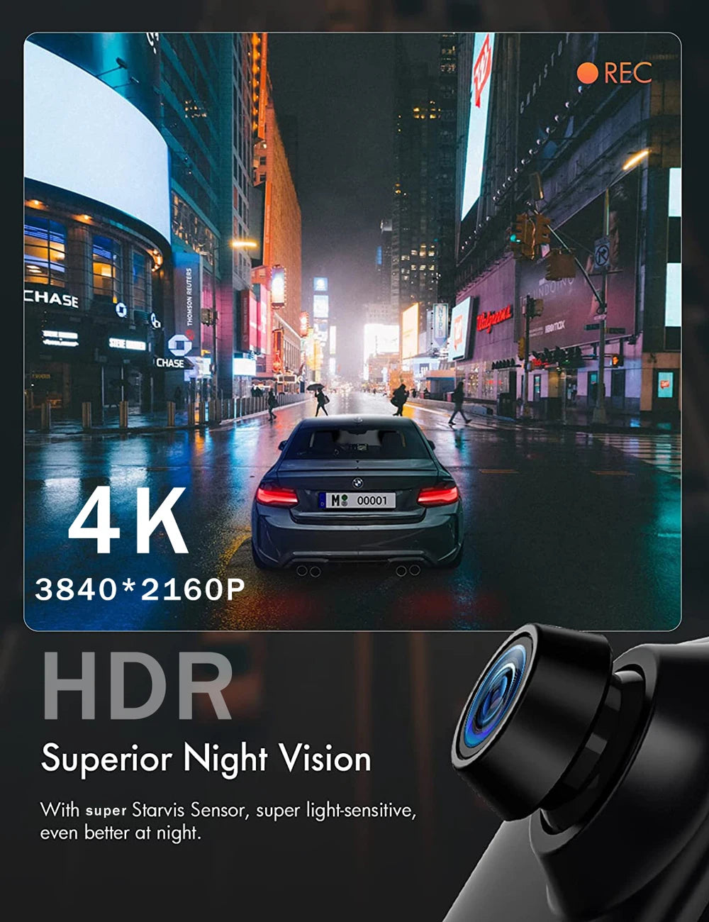 rétroviseur Sony 4K contenu colis - Drive Live